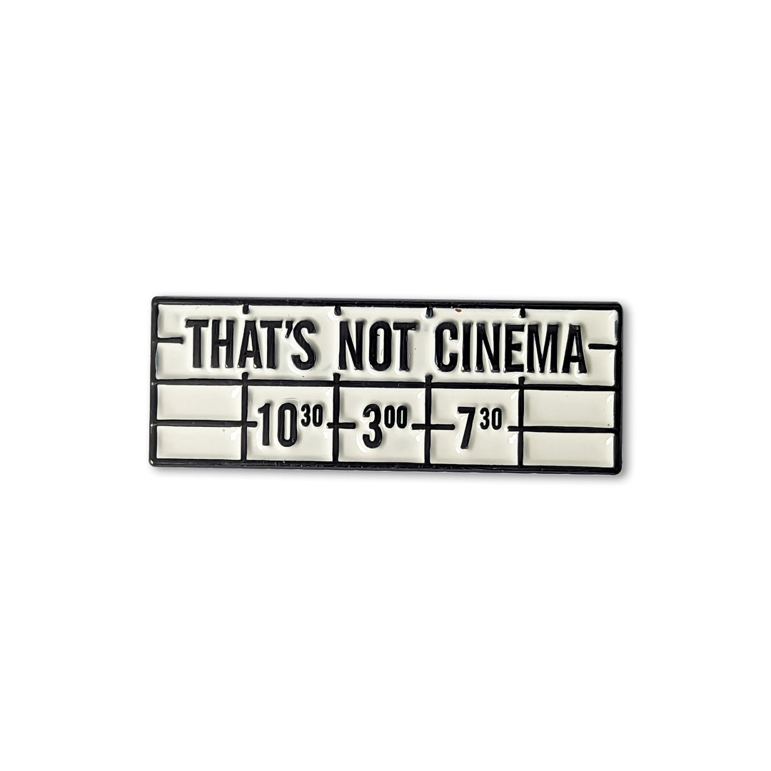 Martin Scorsese 'THATS NOT CINEMA' Enamel Pin