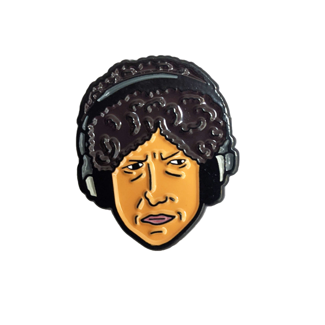 bob dylan we are the world enamel pin!