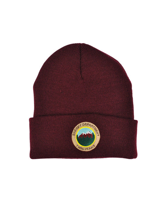 Twin Peaks Sheriff Department Knitted Beanie - bestplayever