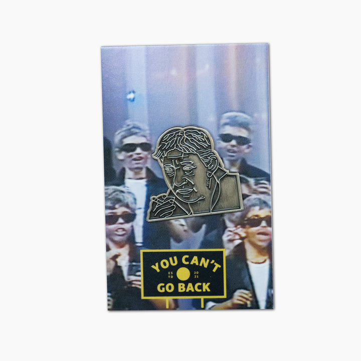 Serge Gainsbourg Enamel Pin on backer