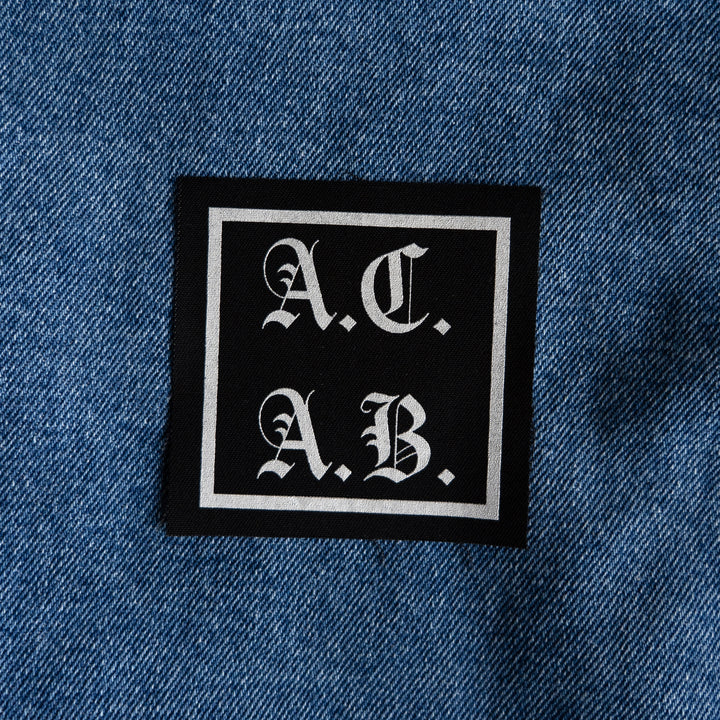 ACAB Patch  All Cops Are Bastards screen printed patch!