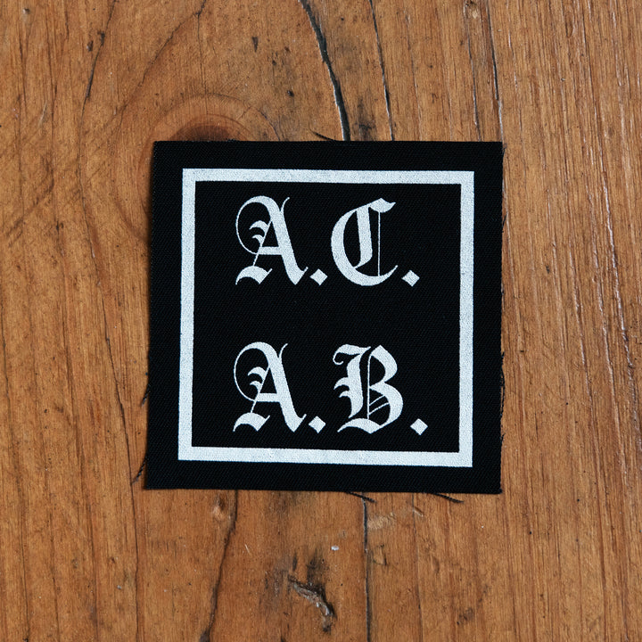 ACAB Patch  All Cops Are Bastards screen printed patch!