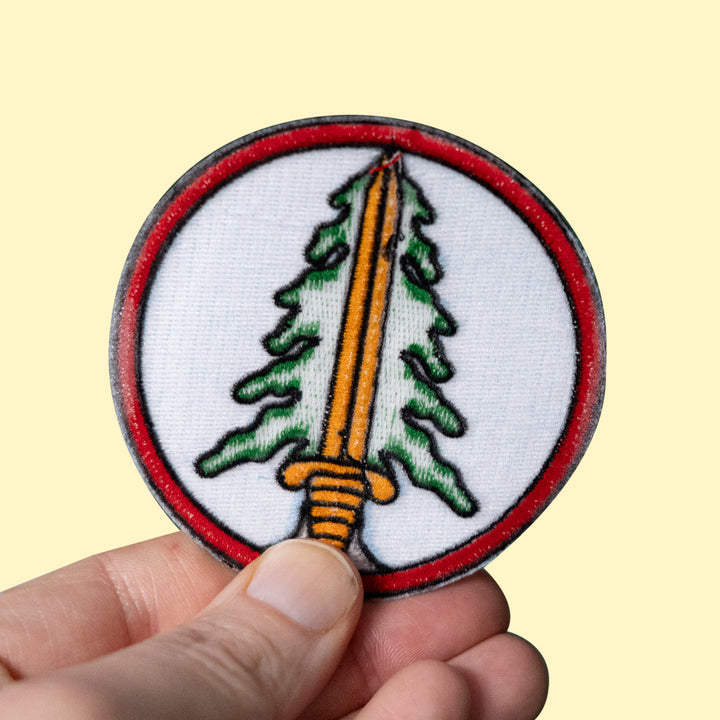 back of Twin Peaks Bookhouse Boys Patch