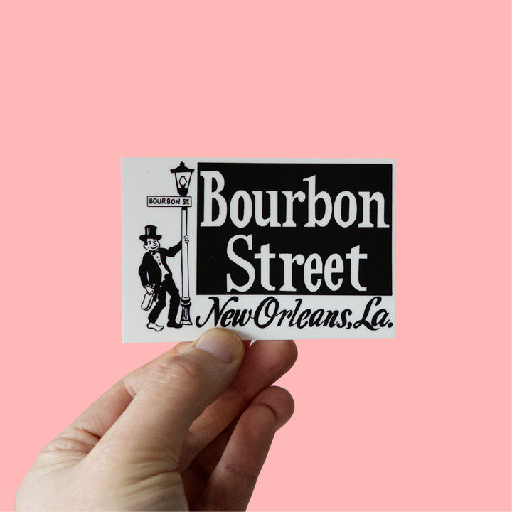 Joe Strummer Bourbon Street Sticker