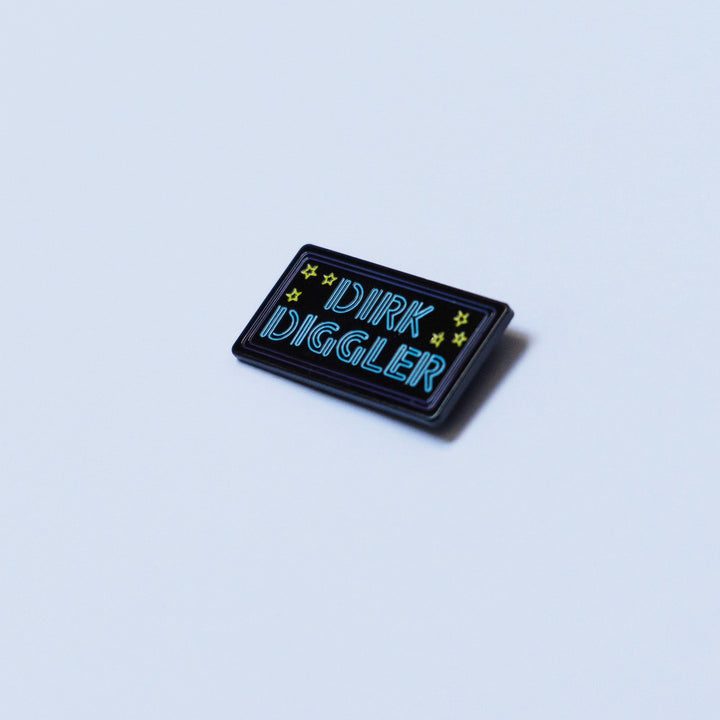 Dirk Diggler Pin! Boogie Nights enamel pin angle