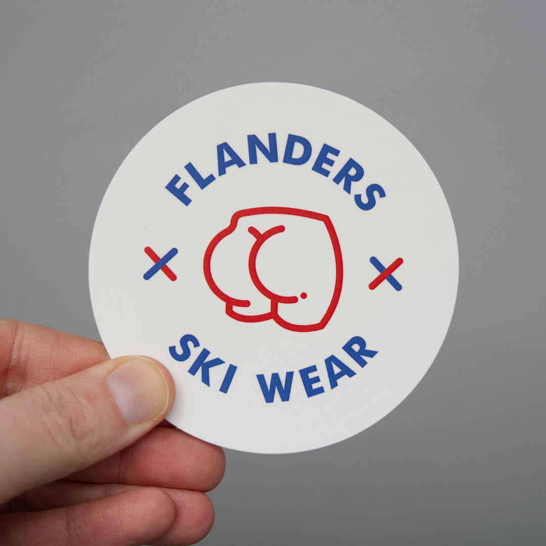 Flanders Ski Wear Sticker