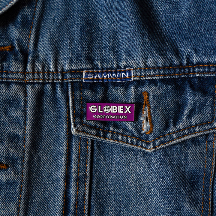 Globex Pin!  Globex Corporation! A Hank Scorpio enterprise!