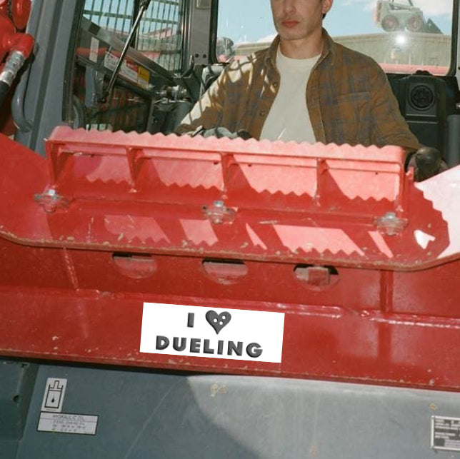 I Love Dueling Sticker