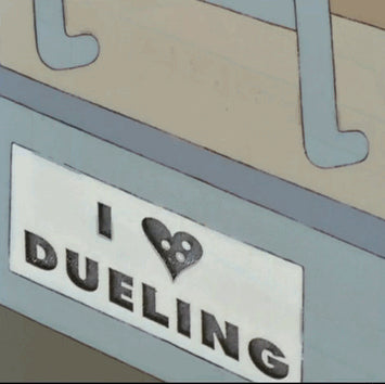 I Love Dueling Sticker