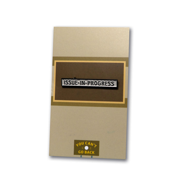 The French Dispatch inspired Enamel Pin! with backing card
