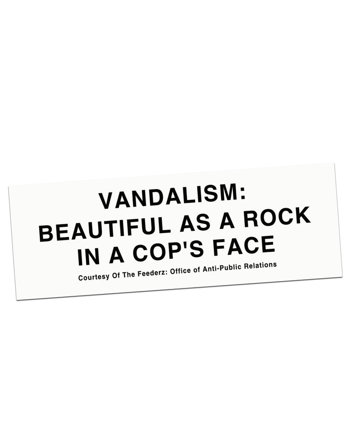 Replica of the sticker seen on Kurt Cobain's guitar.