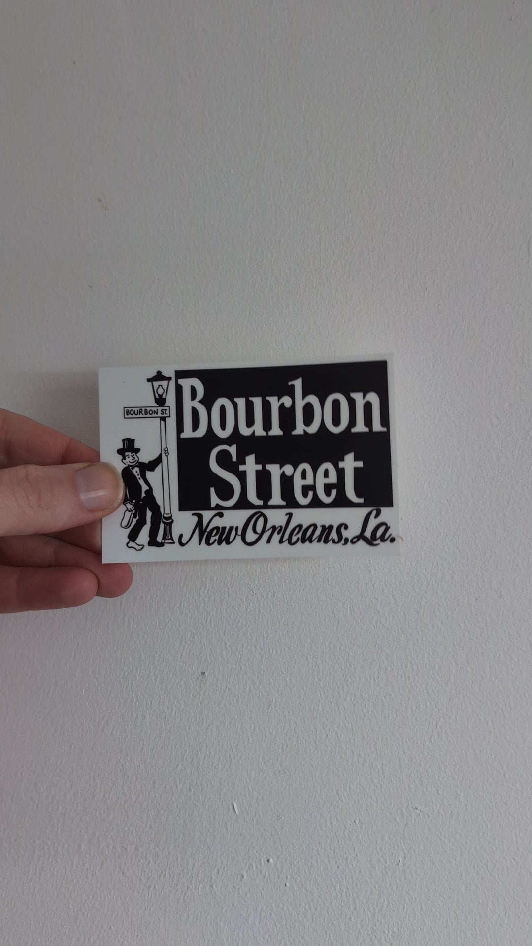 Joe Strummer Bourbon Street Sticker