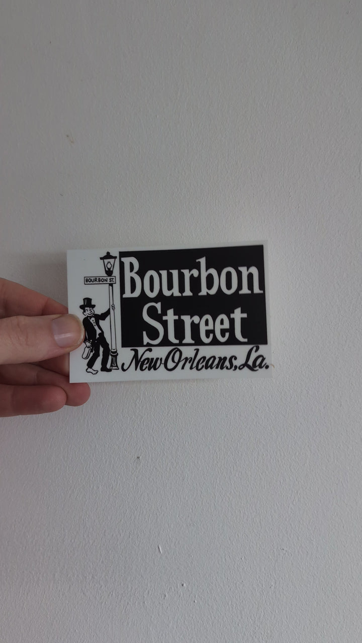 Joe Strummer Bourbon Street Sticker