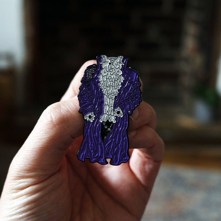 Purple Rain Jacket Enamel Pin