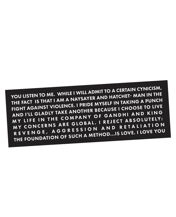 Twin Peaks inspired waterproof sticker!  Albert Rosenfield quote