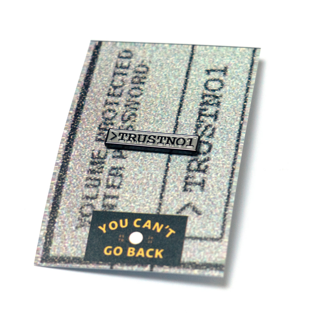 TRUSTNO1 X-files Pin