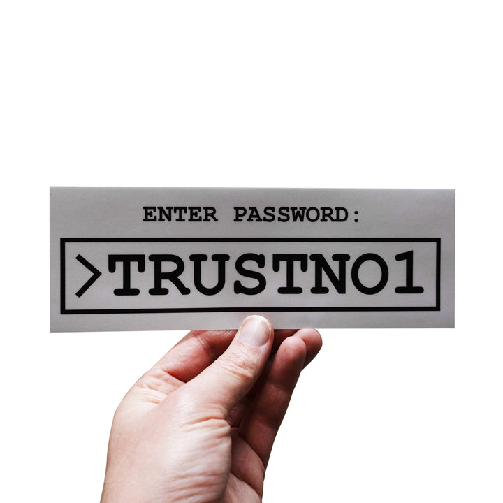 TRUSTNO1 X-Files Sticker