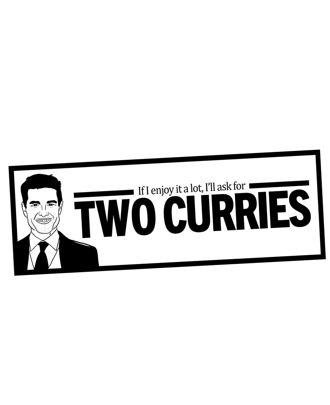 Tom Cruise Curry Masochism inspired sticker