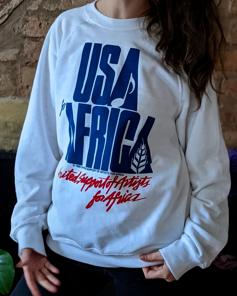 USA For Africa Sweatshirt - We Are The World Jumper – You Can't Go