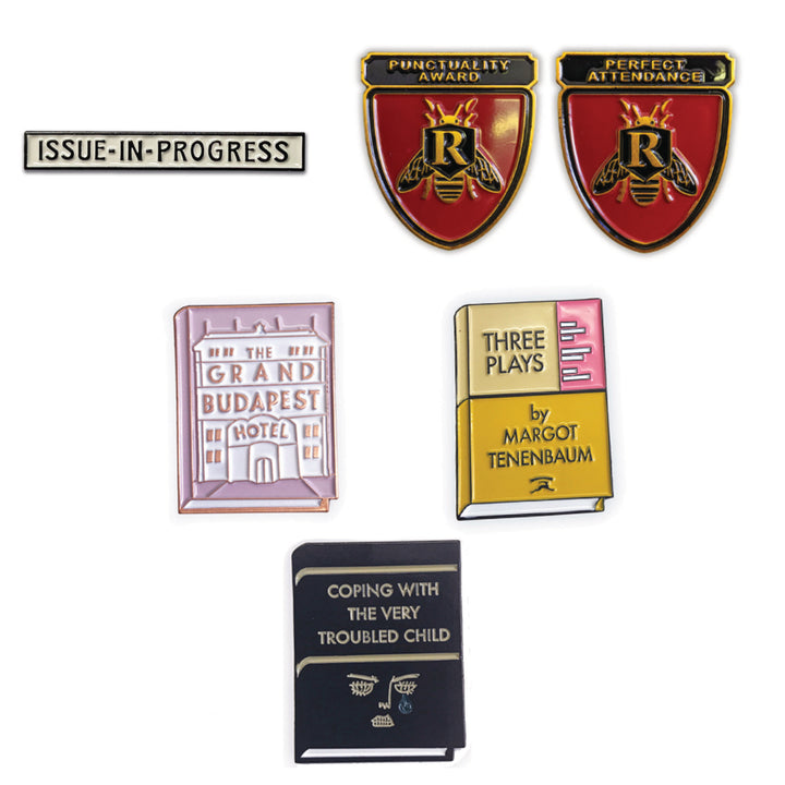 Wes Anderson inspired Pin Collection!