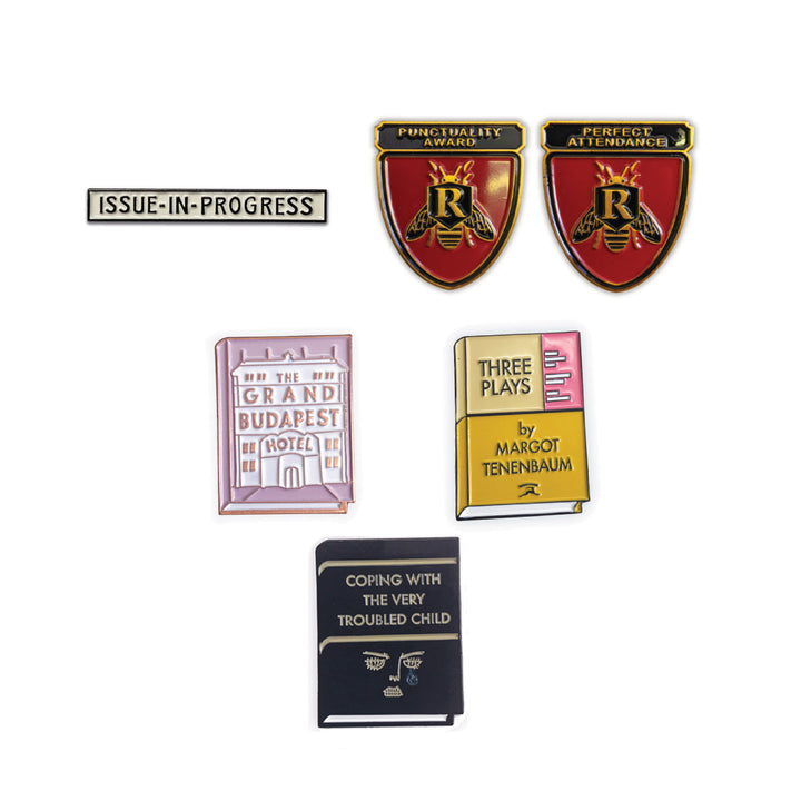 Wes Anderson inspired Pin Collection!