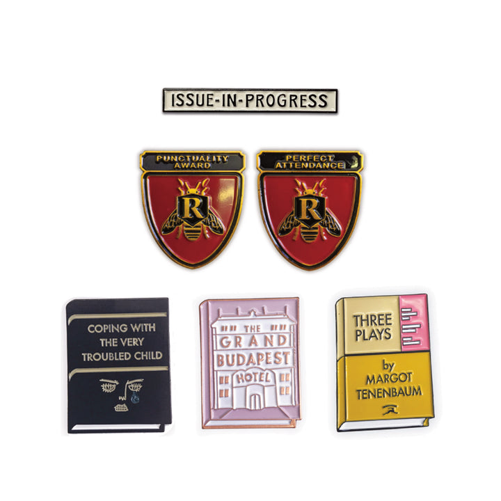 Wes Anderson inspired Pin Collection!