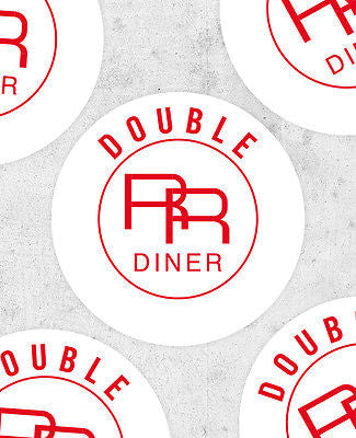 Twin Peaks 'Double RR Diner' Sticker - bestplayever