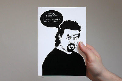 Kenny Powers "Clothes like a Fuckin' Dickhead" Card -  You Can't Go Back