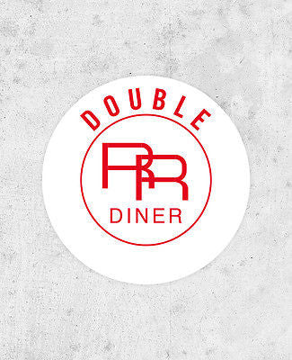 Twin Peaks 'Double RR Diner' Sticker - bestplayever