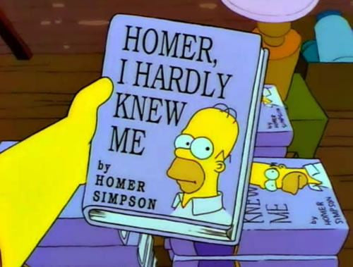Homer I Hardly Knew Me Notebook - bestplayever