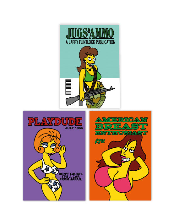 Simpsons Adult Mag Notebook Set - bestplayever