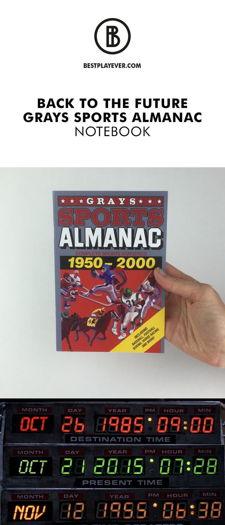 Grays Sports Almanac Notebook (Back To The Future) - bestplayever