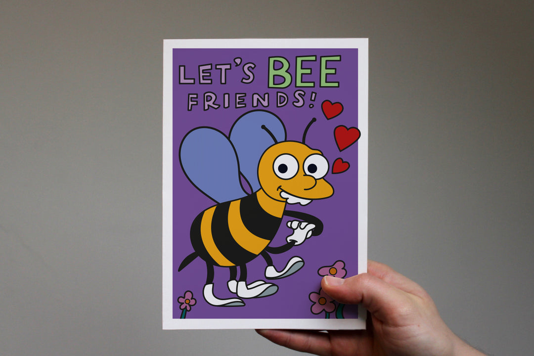 Lets Bee Friends Card - bestplayever