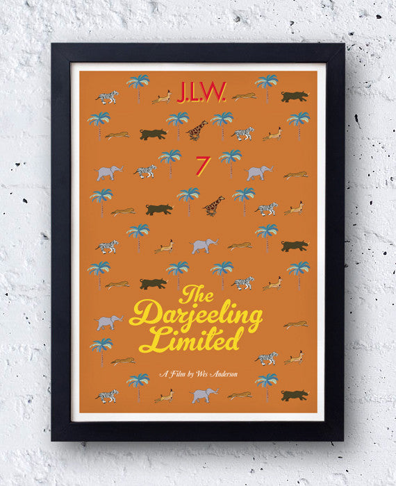The Darjeeling Limited Poster | Wes Anderson – You Can't Go Back