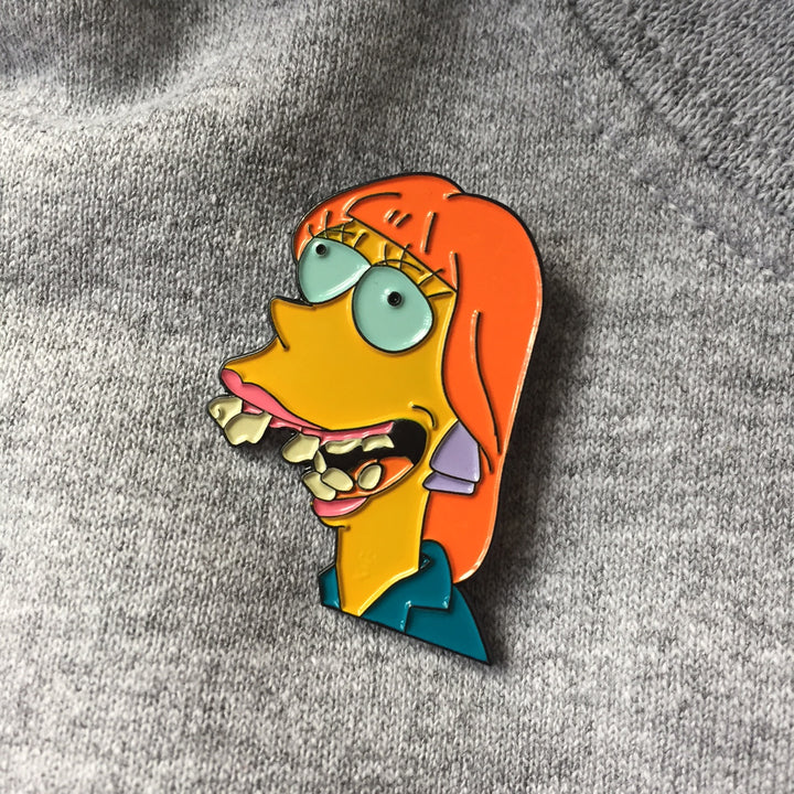 Ginger Lady Enamel Pin - bestplayever