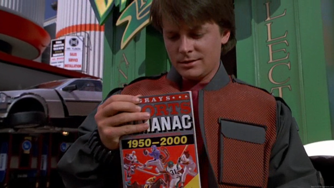 Sports Almanac in the film