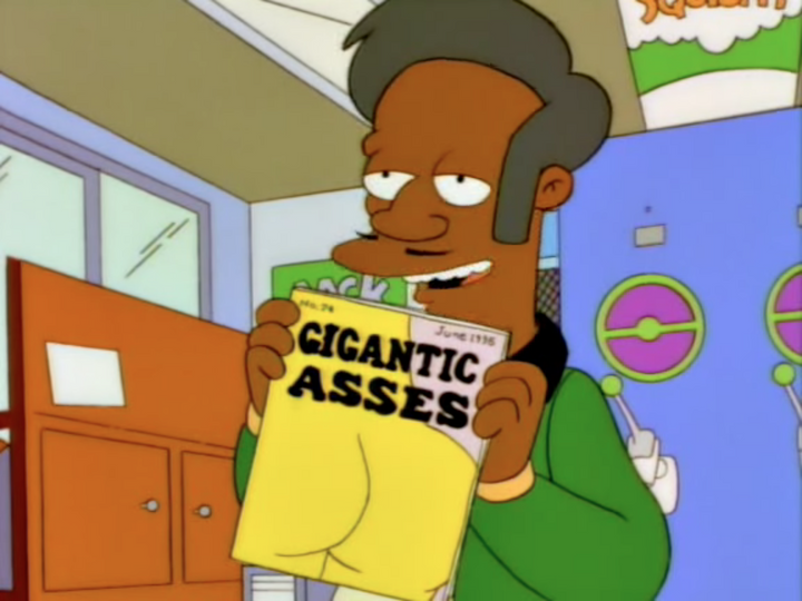 Gigantic Asses Notebook simpsons