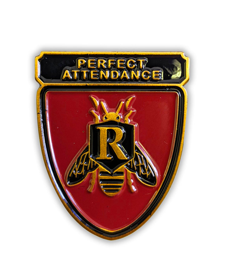 Perfect Attendance Enamel Pin - Rushmore - bestplayever