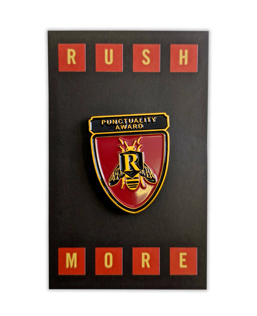 Perfect Attendance Enamel Pin - Rushmore - bestplayever