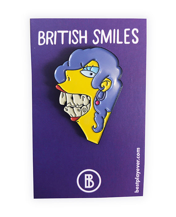 British Smiles Enamel Pin Collection! -  You Can't Go Back