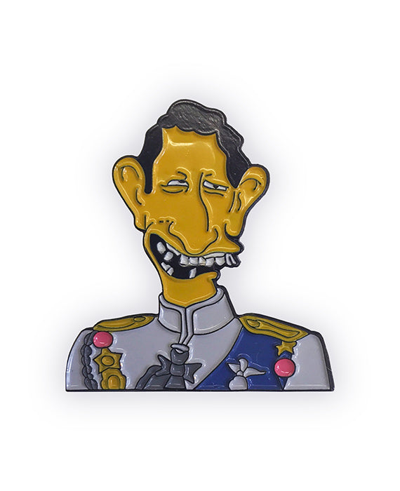 Prince Charles enamel Pin Simpsons