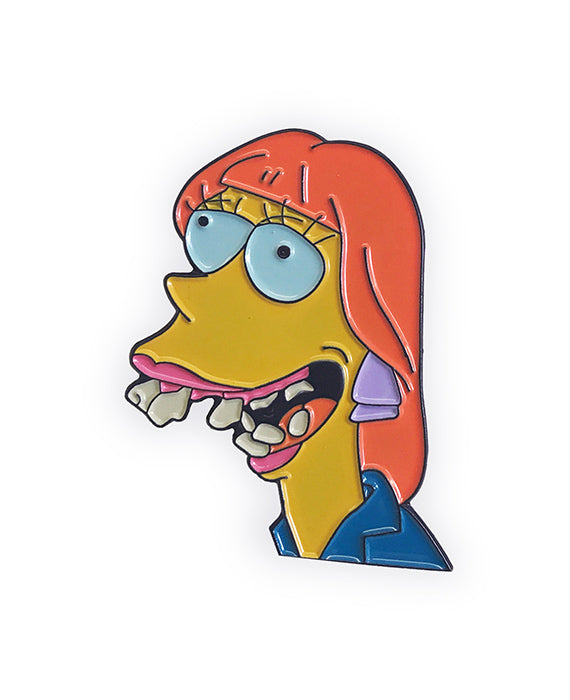 Ginger Lady Enamel Pin - bestplayever