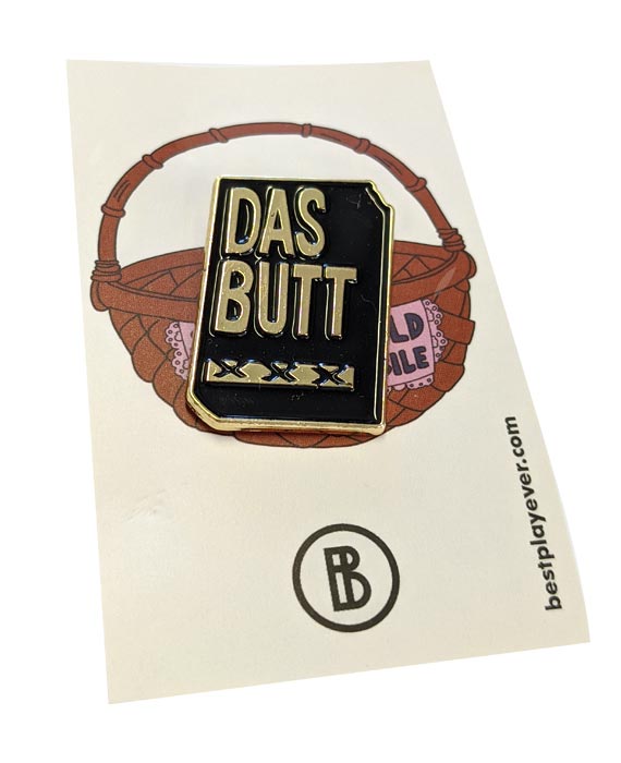 Das Butt Pin enamel simpsons pin