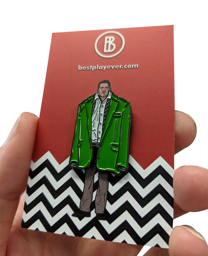 Dougie Jones Jacket Enamel Pin! - You Can't Go Back