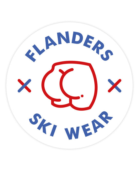 Flanders Ski Wear Sticker - bestplayever