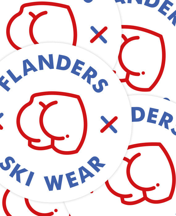 Flanders Ski Wear Sticker - bestplayever