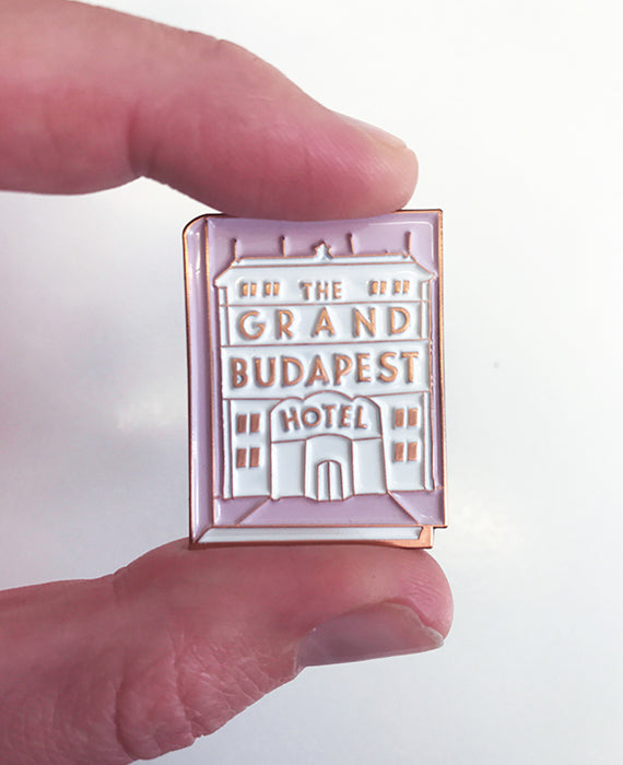 Grand Budapest Hotel Enamel Pin - You Can't Go Back