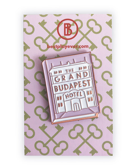 Grand Budapest Hotel Enamel Pin -  You Can't Go Back