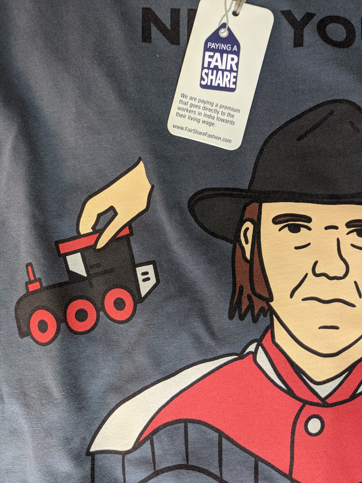 Neil Young T Shirt close up screen print