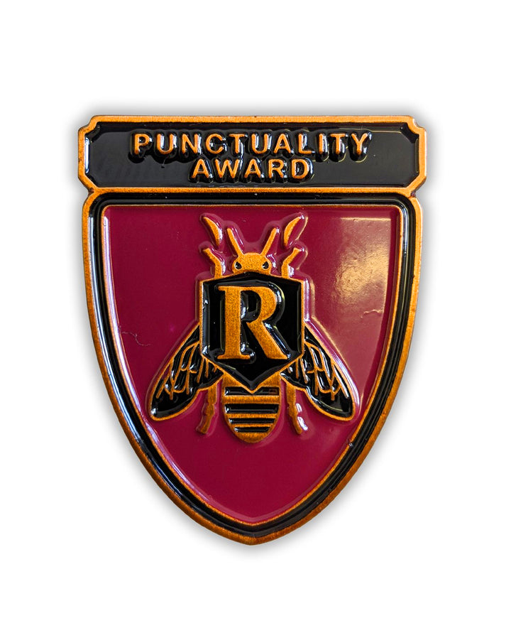 Punctuality Award Enamel Pin - Rushmore - bestplayever